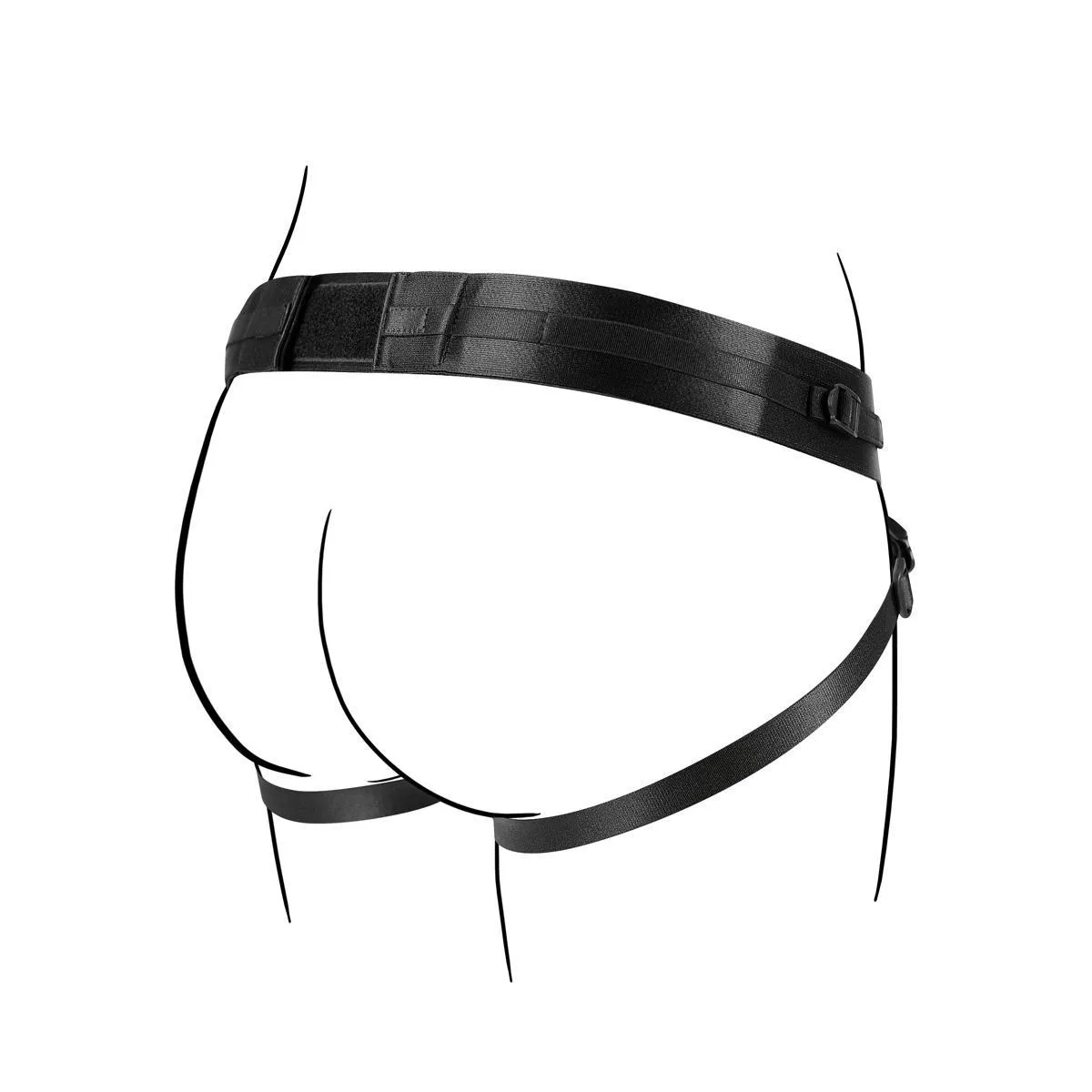 No-Parts Jordan Adjustable Strap-On Harness -, One size