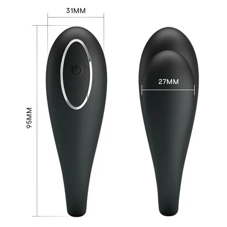 EROSPACE Astro - Wibrator dla par, Czarny, 9, 5 cm