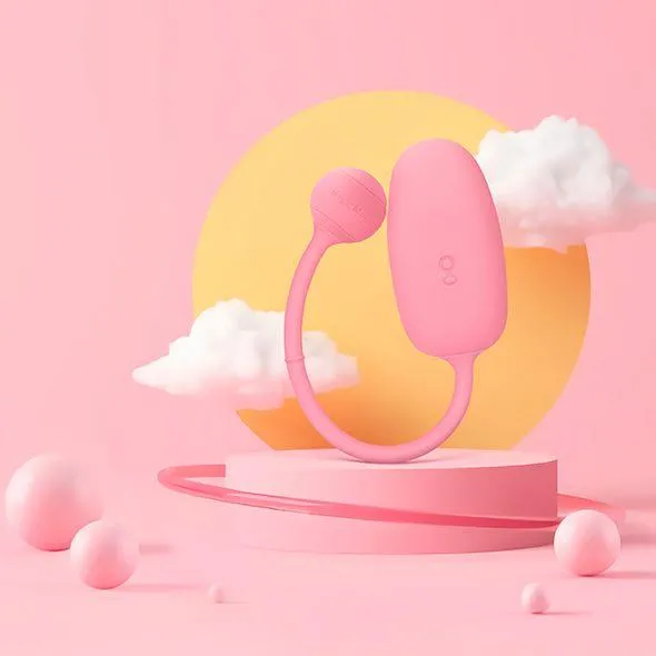 Magic Motion Kegel Coach Smart Exerciser - Wibrujące jajko, Różowy, 19 cm