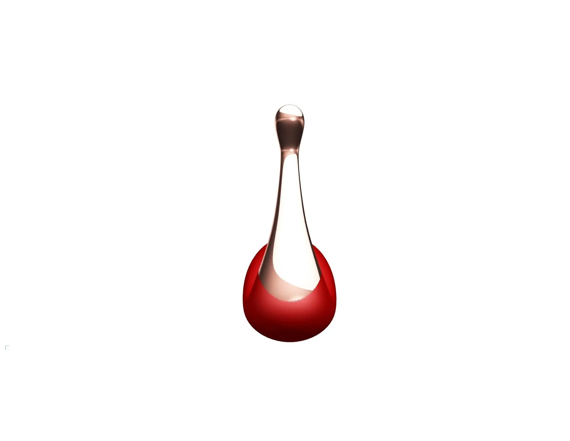 B - Series Magic Swan - Stymulator, Czerwony, 17 cm