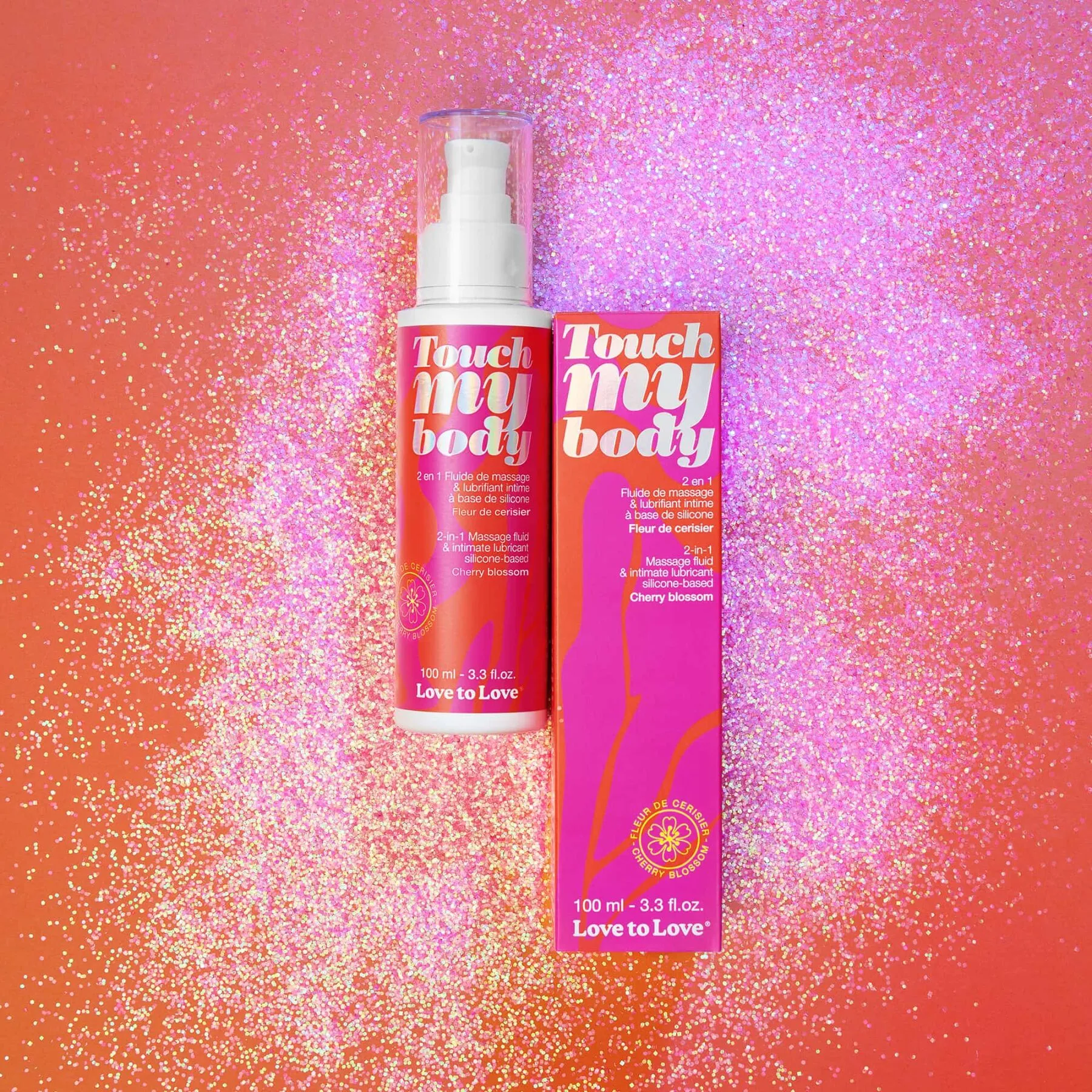 Love to Love Touch My Body - Lubrykant, Wiśnia, 100 ml