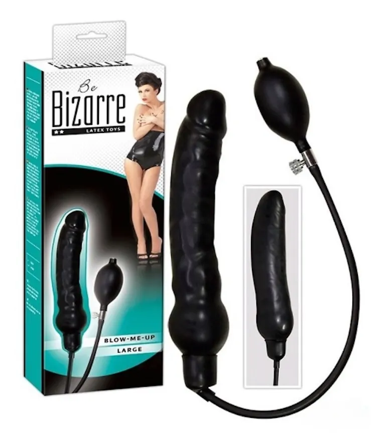 Фаллоимитатор You2Toys Be Bizarre Blow-Me-Up Large, 25 см (черный)
