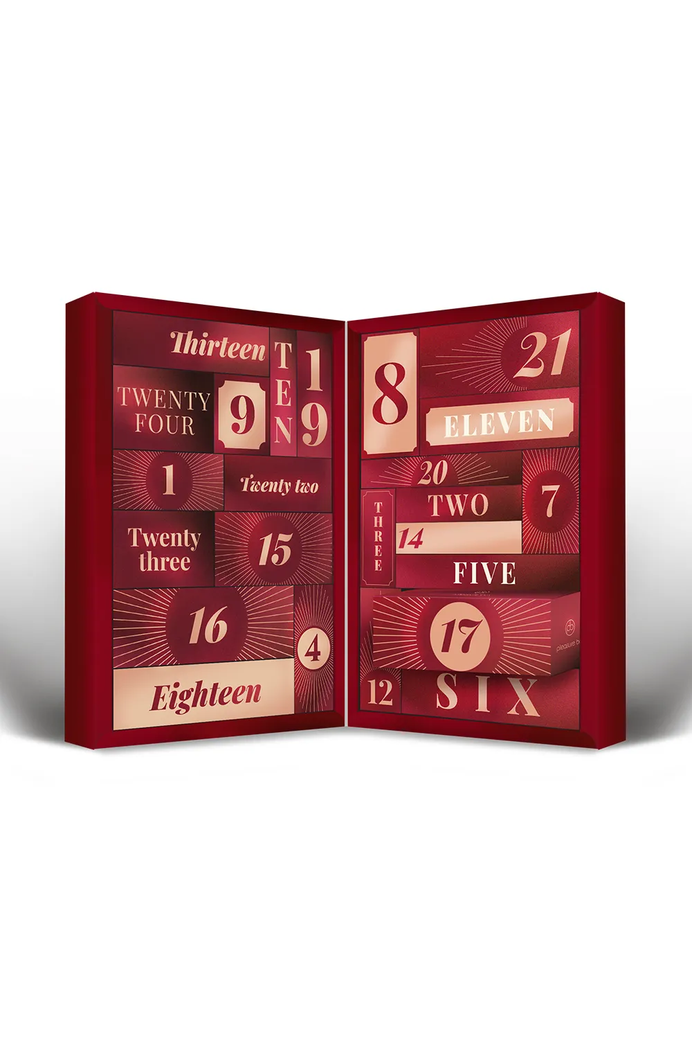 Dream Toys Sexy Calendar Pleasure Box 2025 - Kalendarz adwentowy, Czerwony