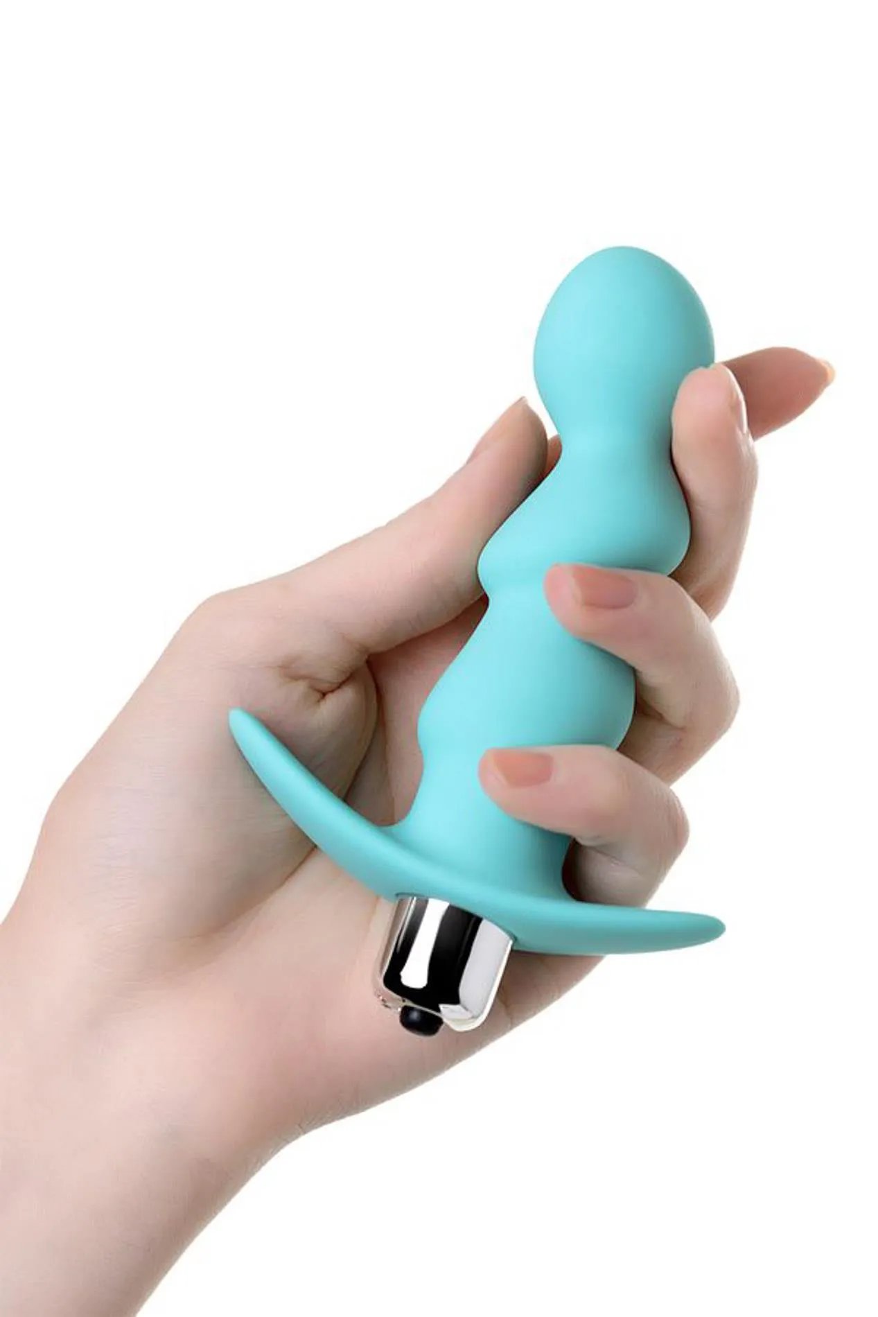 Анальна пробка ToDo Anal Vibro Plug Bland, 12 см (бірюзовий)