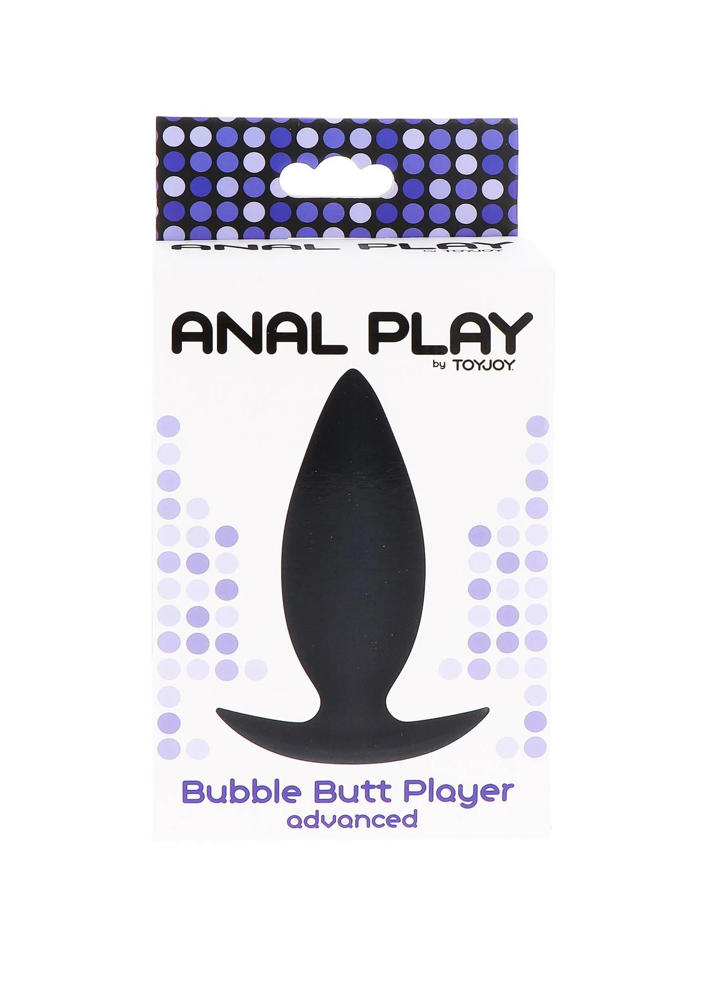 TOYJOY Bubble Butt Player Advanced - Korek analny, Czarny, 10 cm