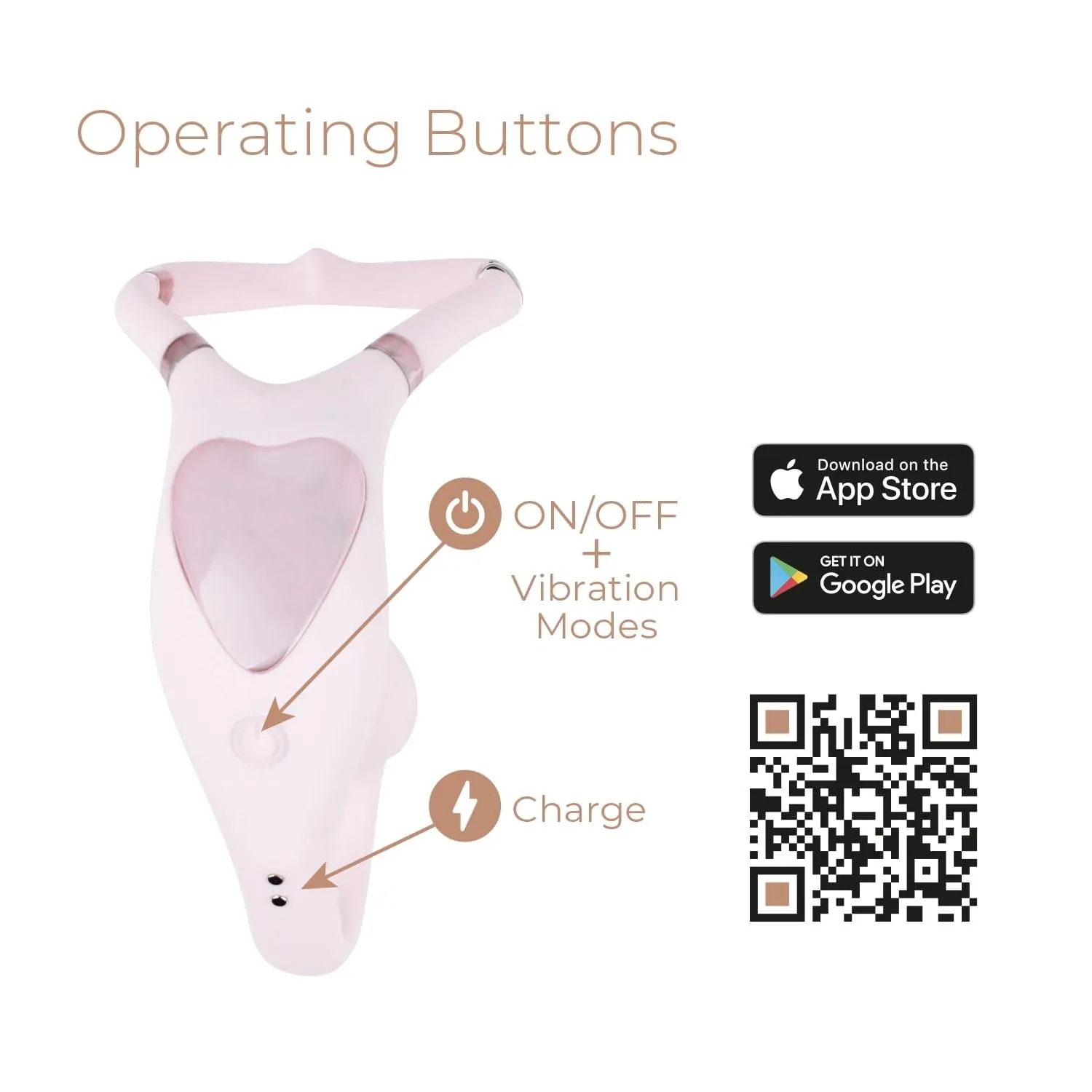 Adrien Lastic Venus - Smart wibrator, Jasnoróżowy, 11.2 cm