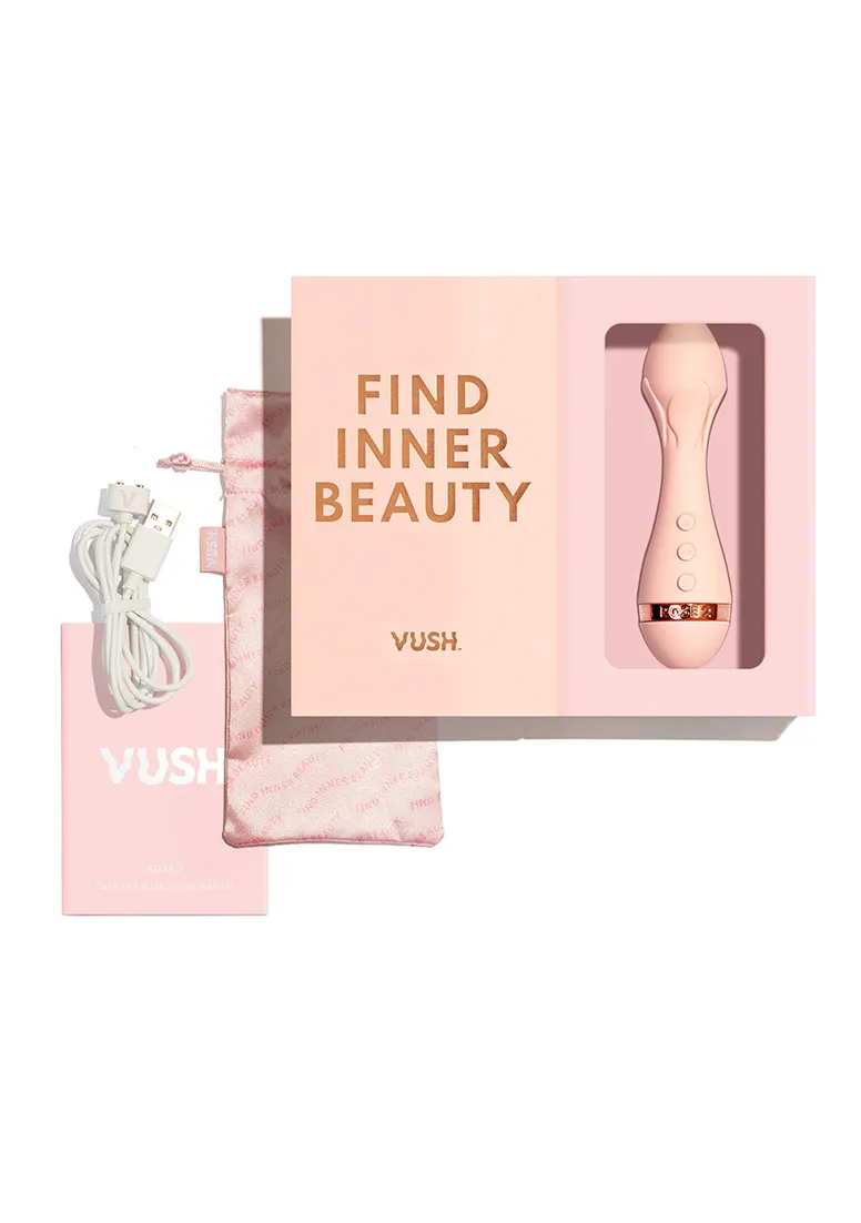 Вибратор Vush Rose 2, 13.5 см (оранжевый)