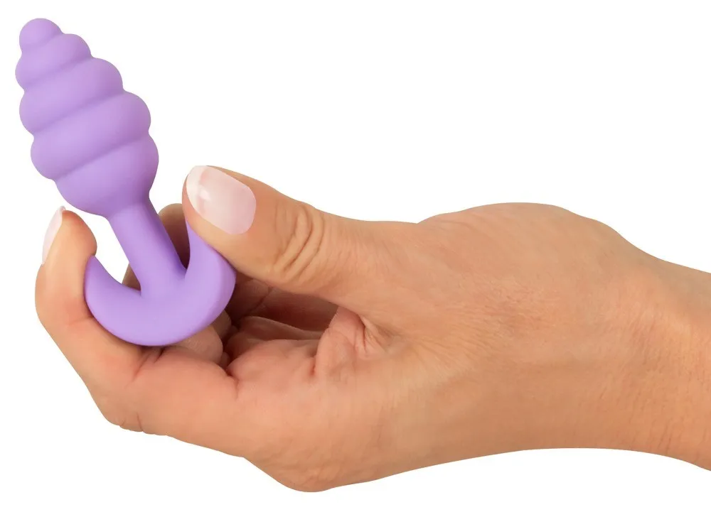 Анальная пробка Cuties Mini Butt Plug, 7,5 см (фиолетовый)