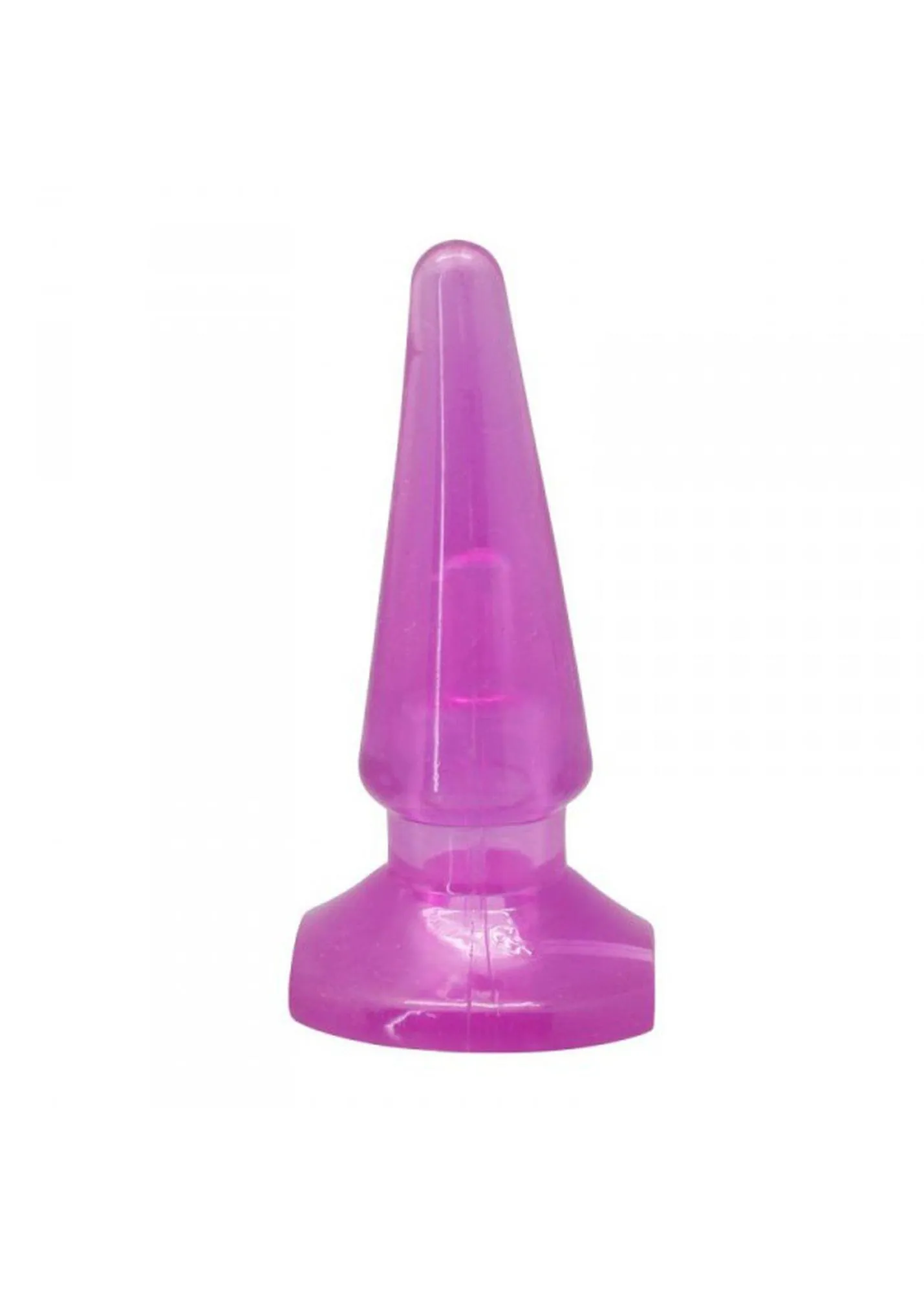 Toyz4lovers Plug-Jelly Probe Plug. Soft And Comfortable. - Korek analny, Fioletowy, 10.2 cm