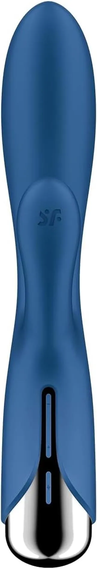 Satisfyer Spinning Rabbit 1 - Wibrator królik, Niebieski, 20 cm