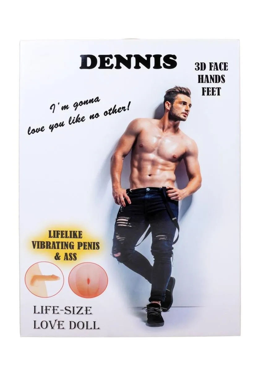 Секс-кукла с вибрацией Boss Series Dennis, 160 см (телесный)