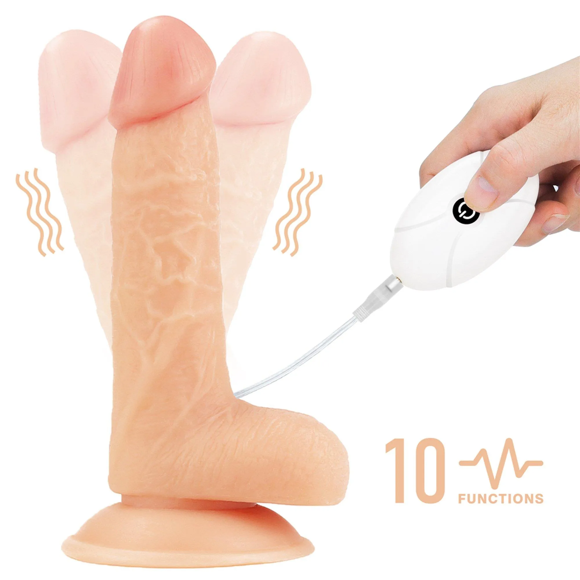 Страпон Lovetoy Vibrating Easy Strapon Set 7.0, 17.8 см (чорний)