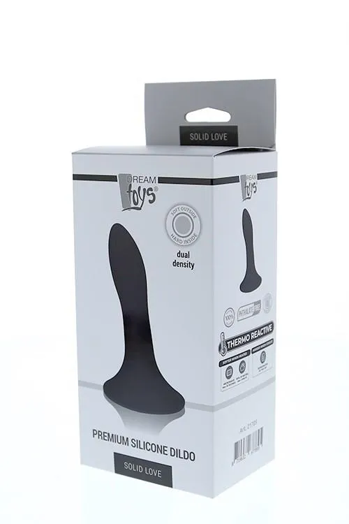 Фаллоимитатор Solid Love Premium Silicone Dildo 5 Inch, 13 см (черный)