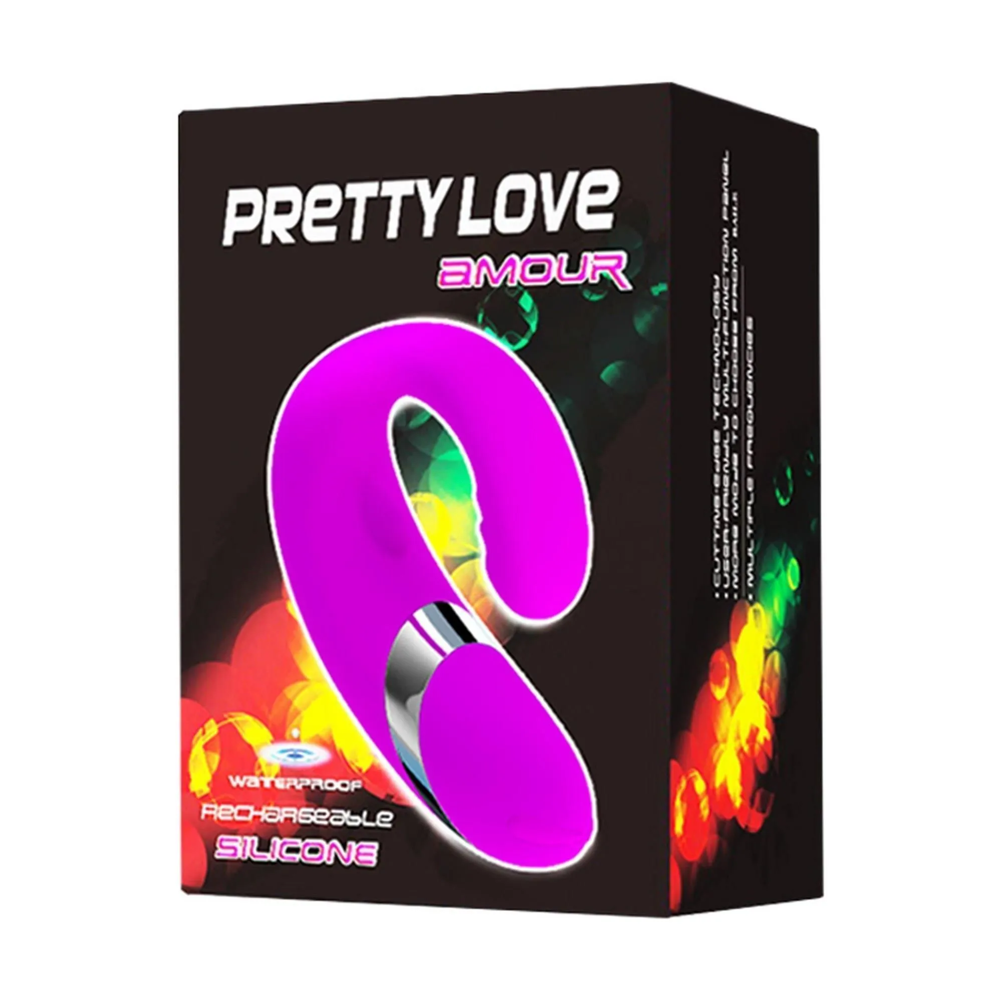 Вибратор Pretty Love Amour, 17 см (фиолетовый)