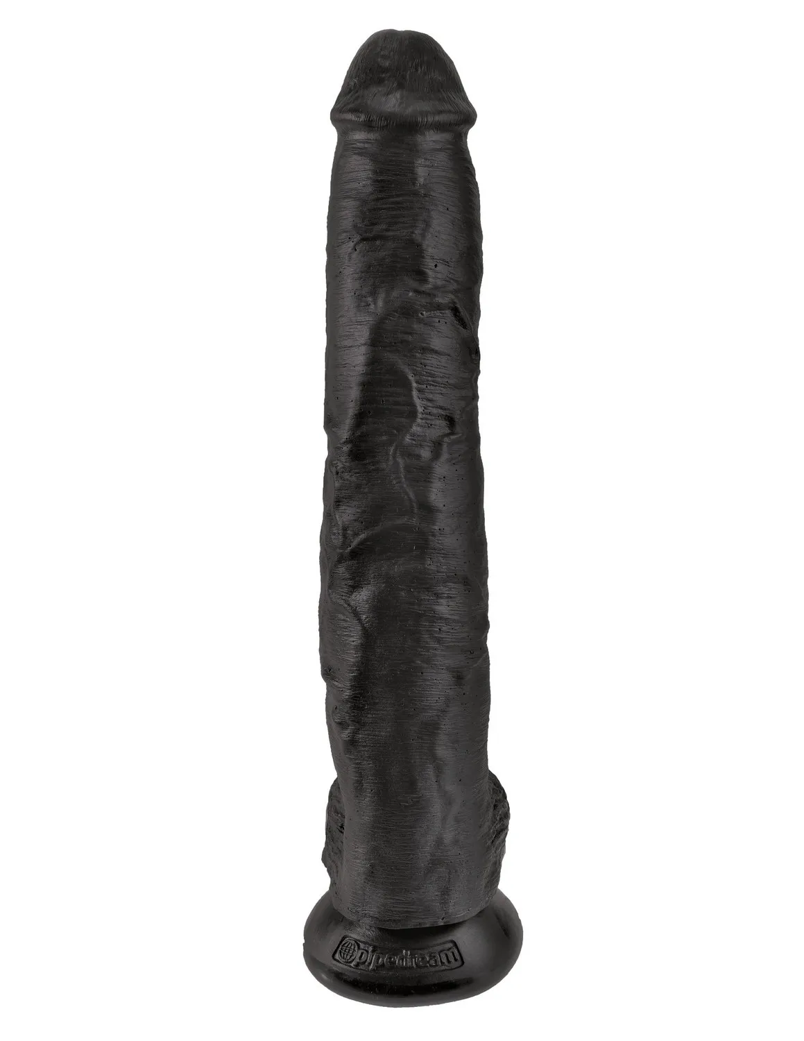 Dildo King Cock 14" With Balls, 37 cm (czarny)