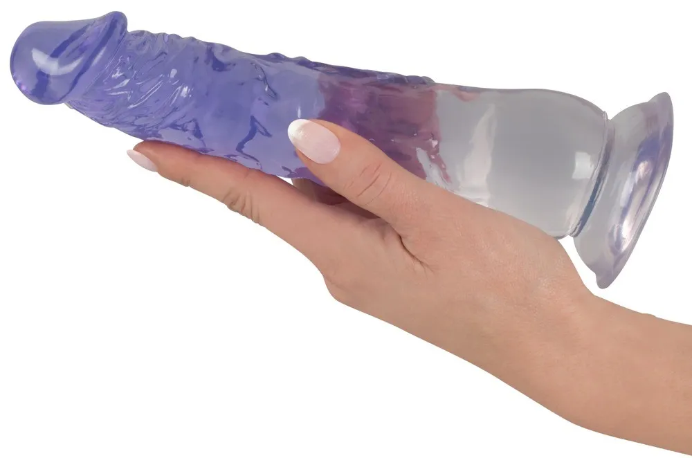 Фалоімітатор Crystal Clear Dildo, 22,5 см (мульти)