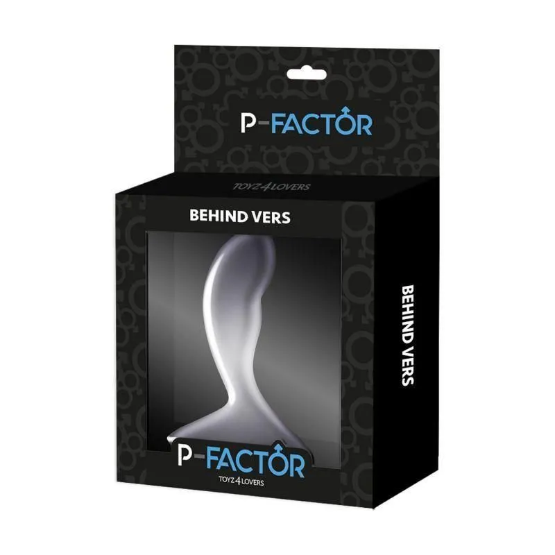 Toyz4lovers Behind Vers - Stymulator prostaty, Czarny, 12.5 cm