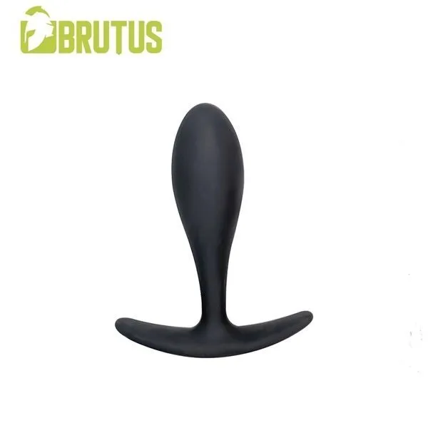 Анальная пробка Brutus All Day Long M, 9 см (черный)