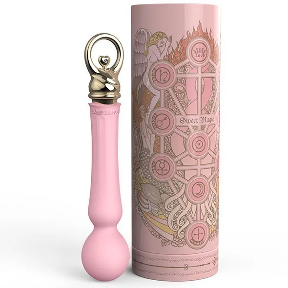 Вибромассажер Zalo Confidence Pre-Heating Wand Massager, 22,5 см (розовый)