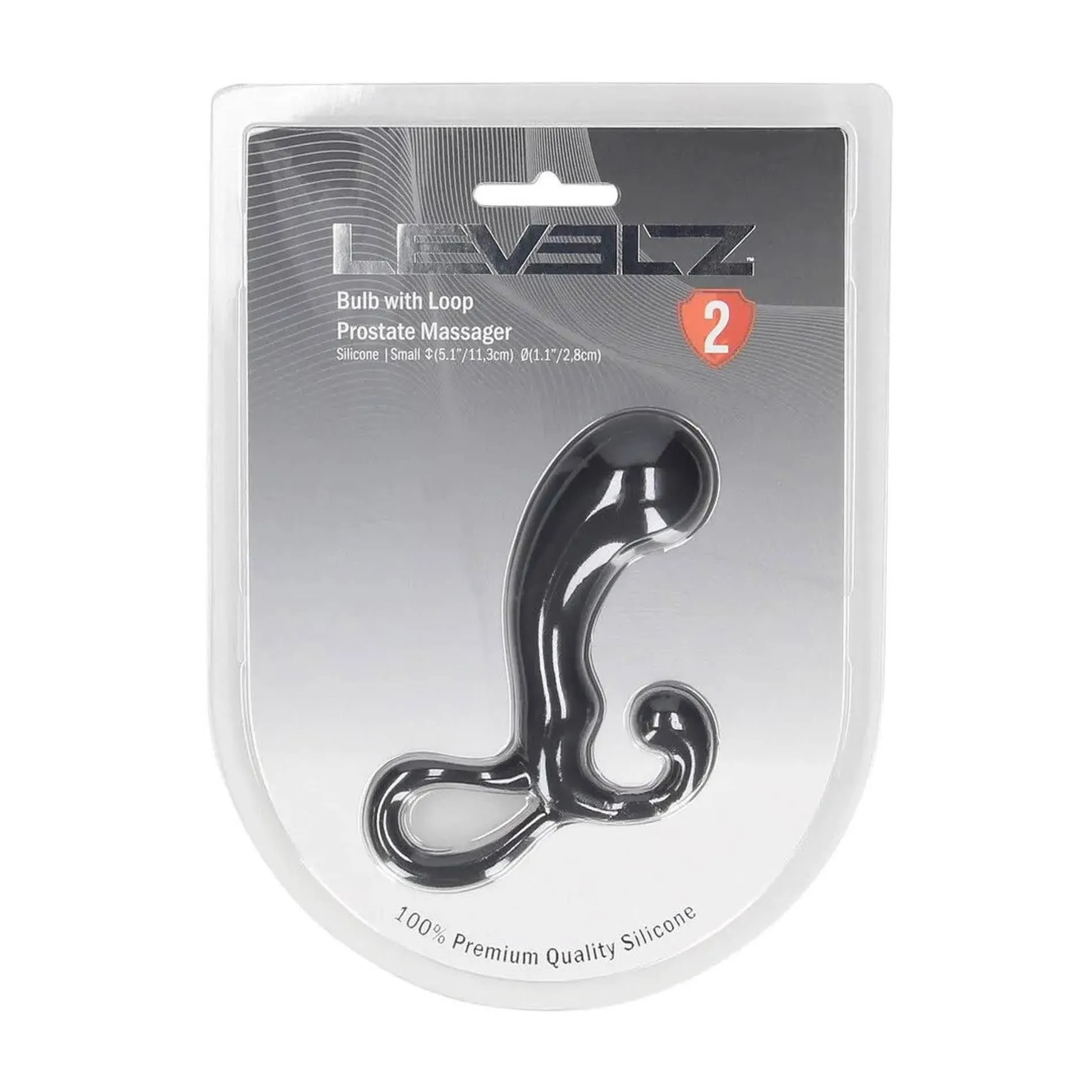 Стимулятор простаты Levelz Bulb with Loop S, 11.3 см (черный)
