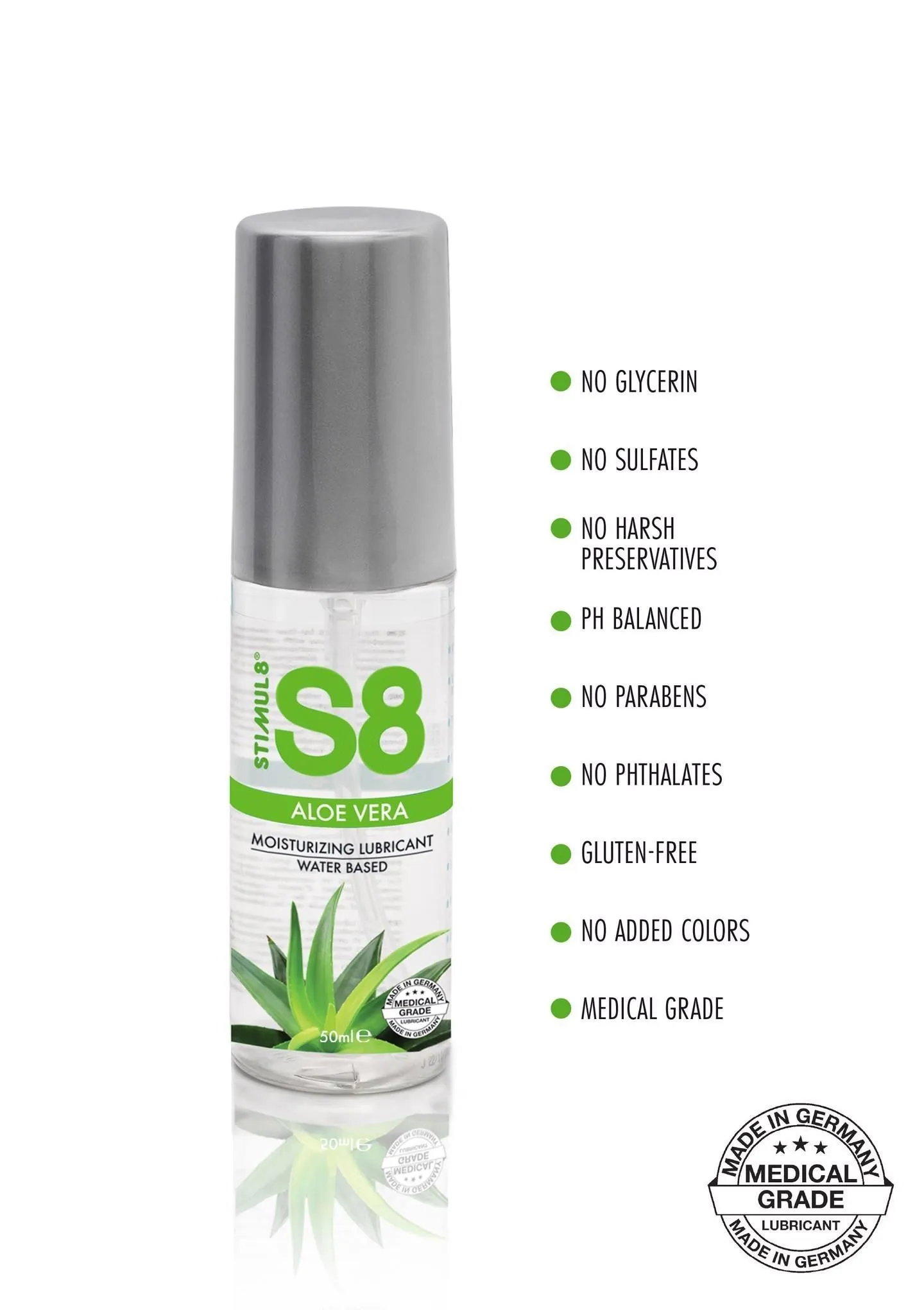 Лубрикант на водній основі Stimul8 S8 Aloe Vera, 50 мл