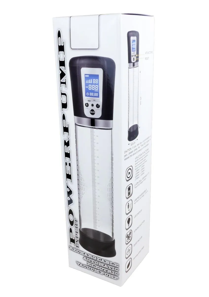 Boys of Toys Powerpump - Pompka próżniowa do penisa B -, Przezroczysty, 29 cm