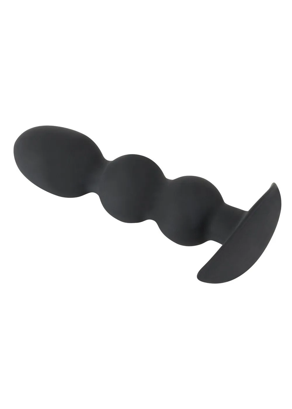 Анальна пробка Orion Black Velvets Heavy Beads, 13,3 см (чорний)