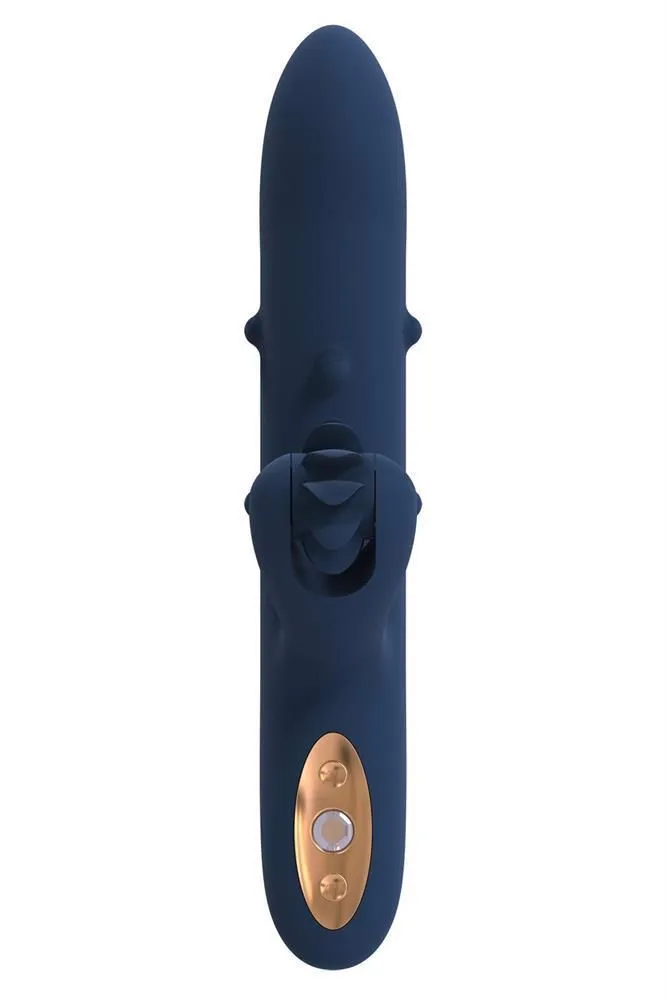 Вібратор-кролик Dream Toys Athena, 23 см (синій)