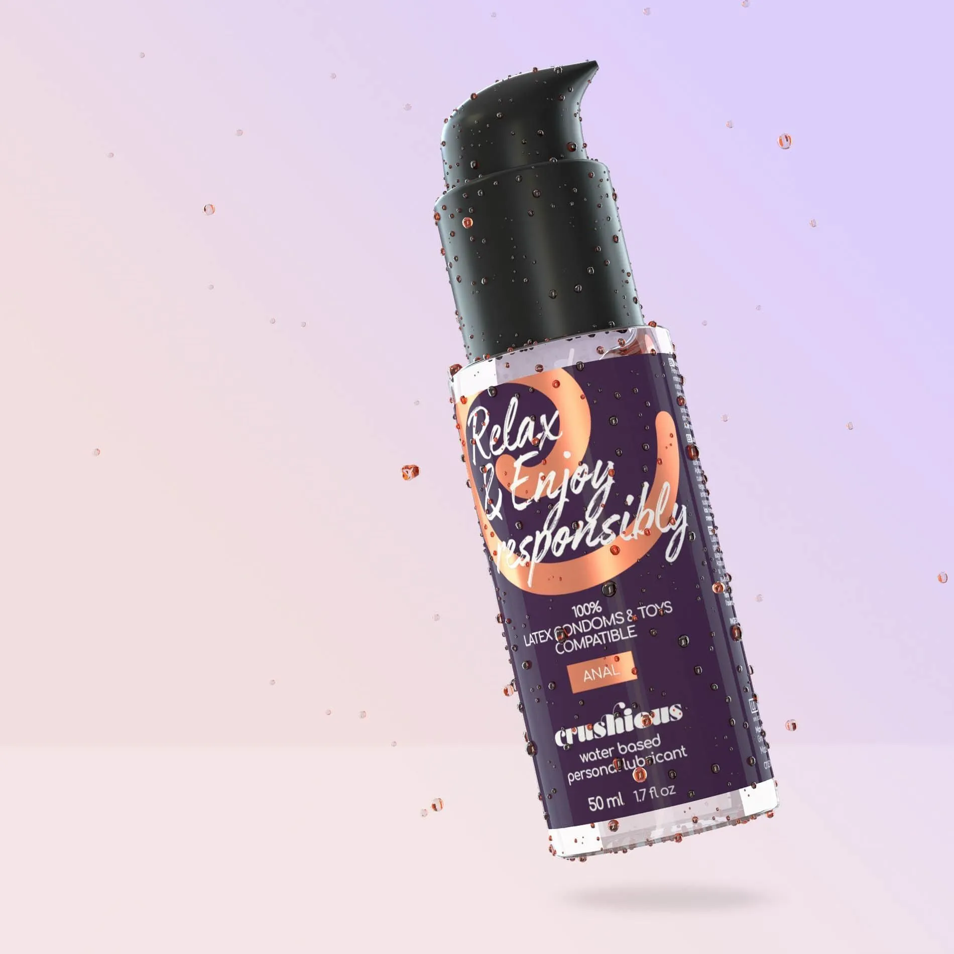 Crushious Anal Use Lubricant - Lubrykant analny, Bezzapachowy, 50 ml