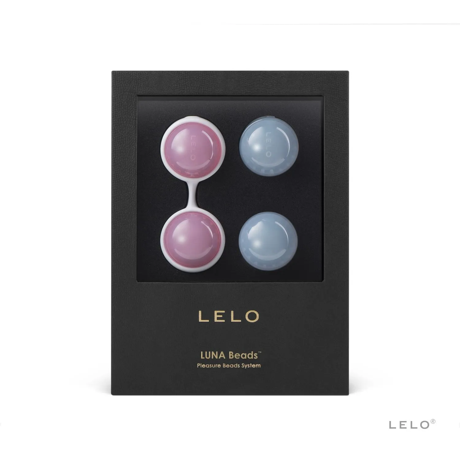 Вагинальные шарики Lelo Luna Beads (розовый и голубой)