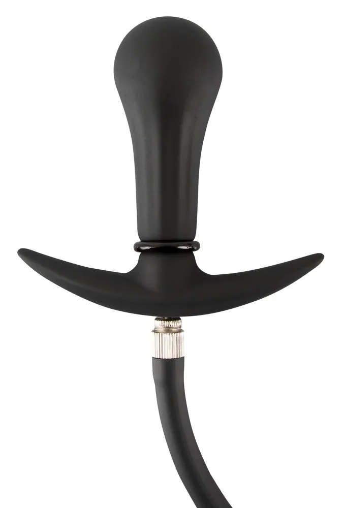 Orion Inflatable Plug - Korek analny, Czarny, 8 cm