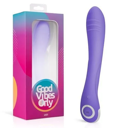 Вібратор Good Vibes Only Lici, 22,5 см (фіолетовий)