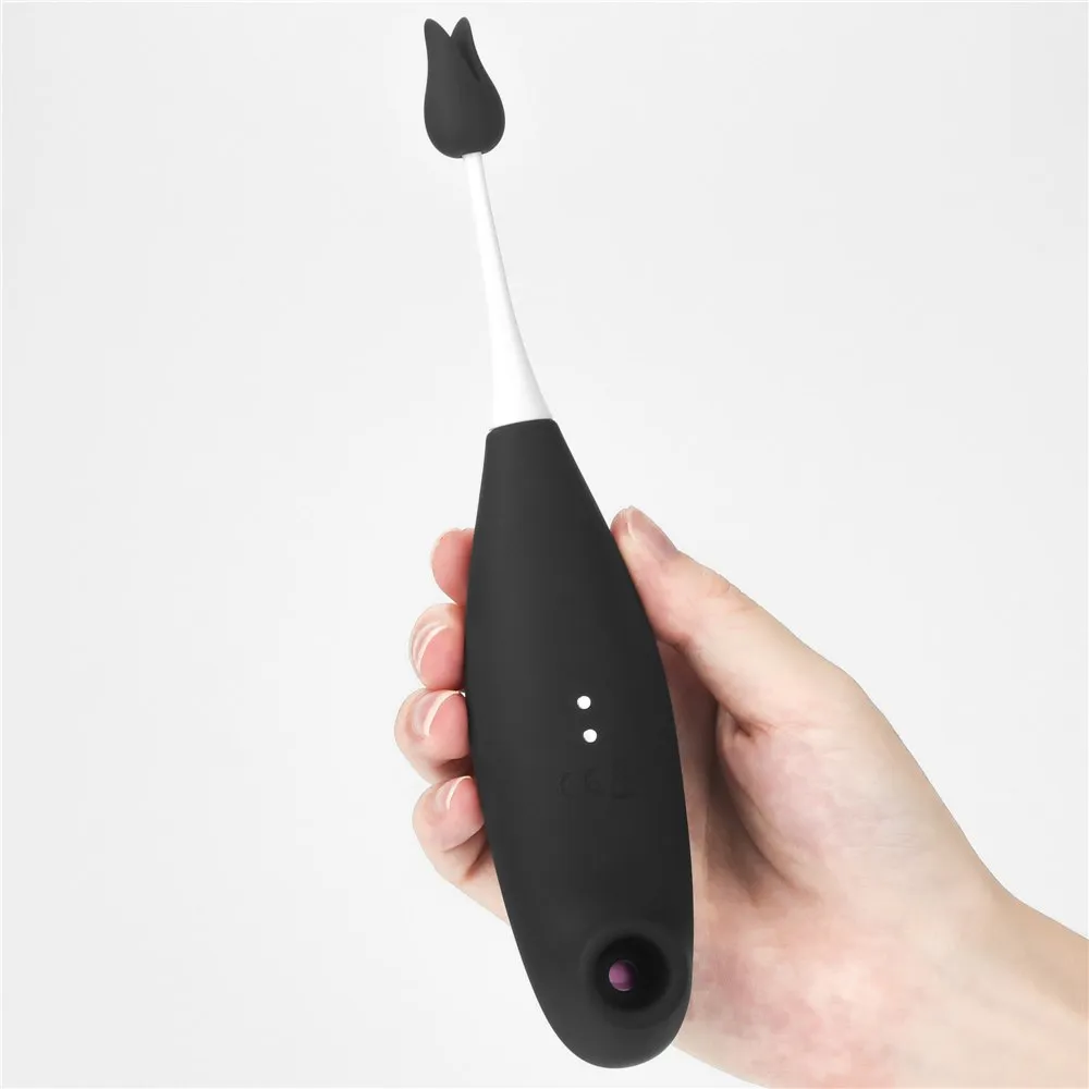 Lovetoy Rechargeable Clit Pro - Wibrator łechtaczkowy, Czarny, 19 cm