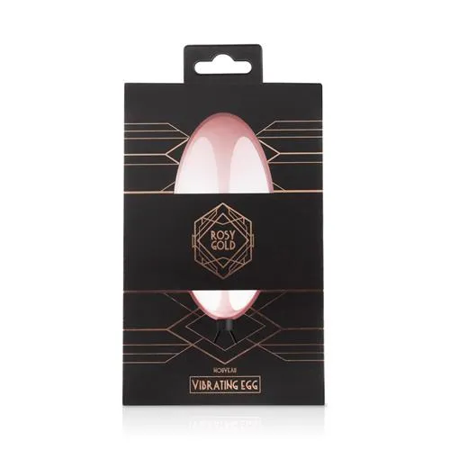 Easytoys Rosy Gold Nouveau Vibrating Egg - Wibrujące jajko, Złoto, 7 cm