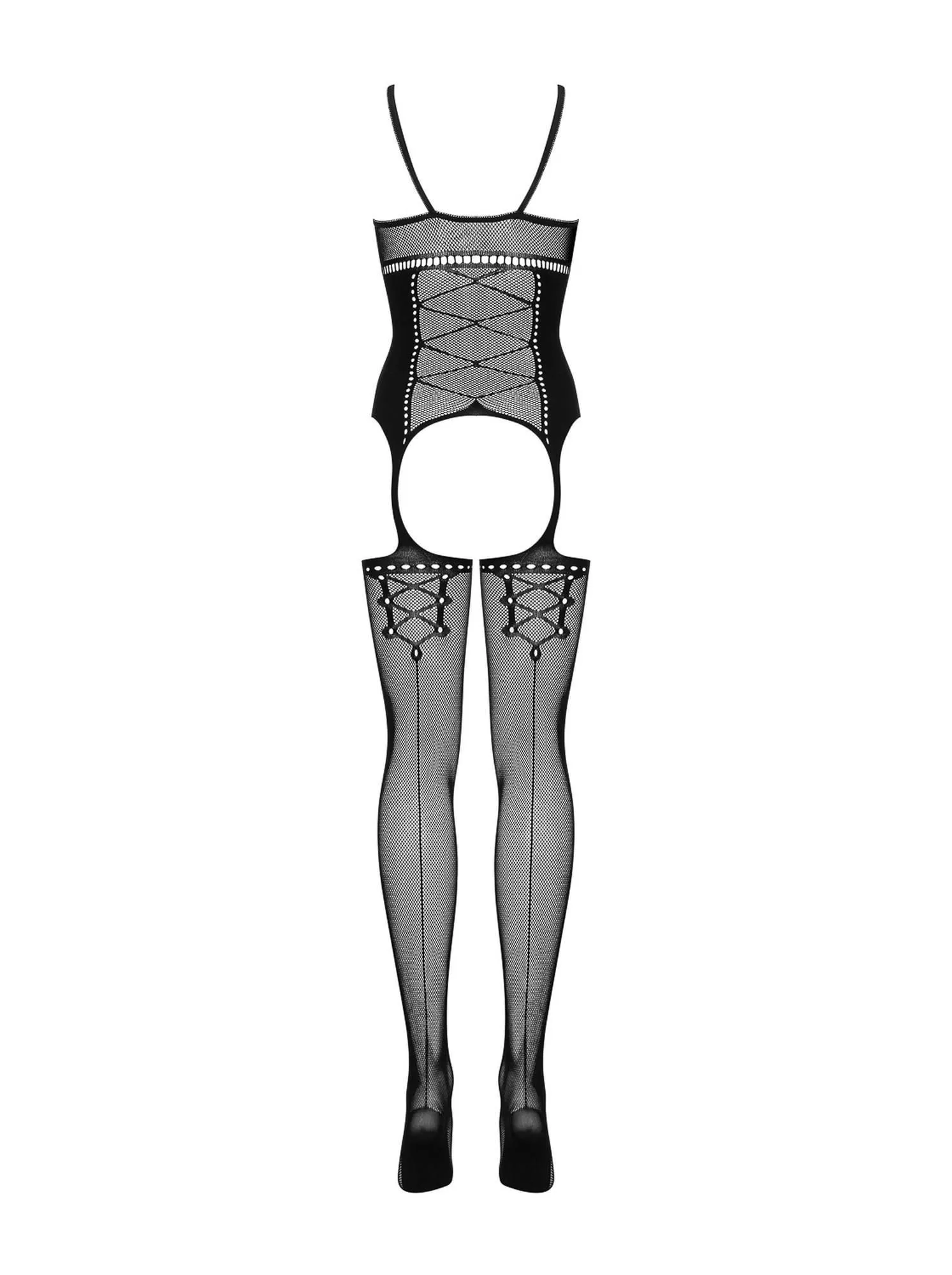 Бодистокинг Obsessive G314, S-L (черный)