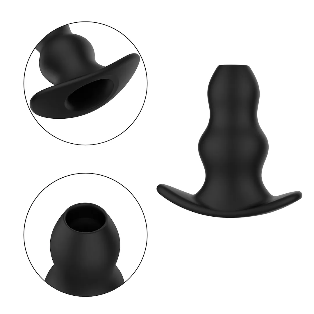 EROSPACE Wild Play C1 - Korek analny, Czarny, 11, 3 cm