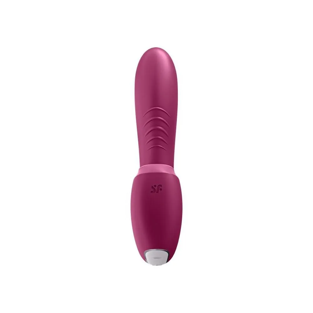 Вакуумний стимулятор клітора з вібрацією Satisfyer Sunray (малиновий)