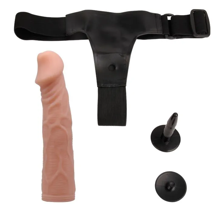 Страпон Baile Passionate Harness, 19 см (телесный)