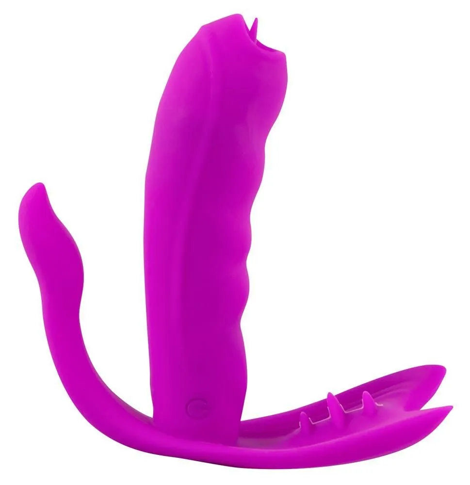 JAVIDA Licking Panty Vibe - Wibrator, Różowy, 11 cm
