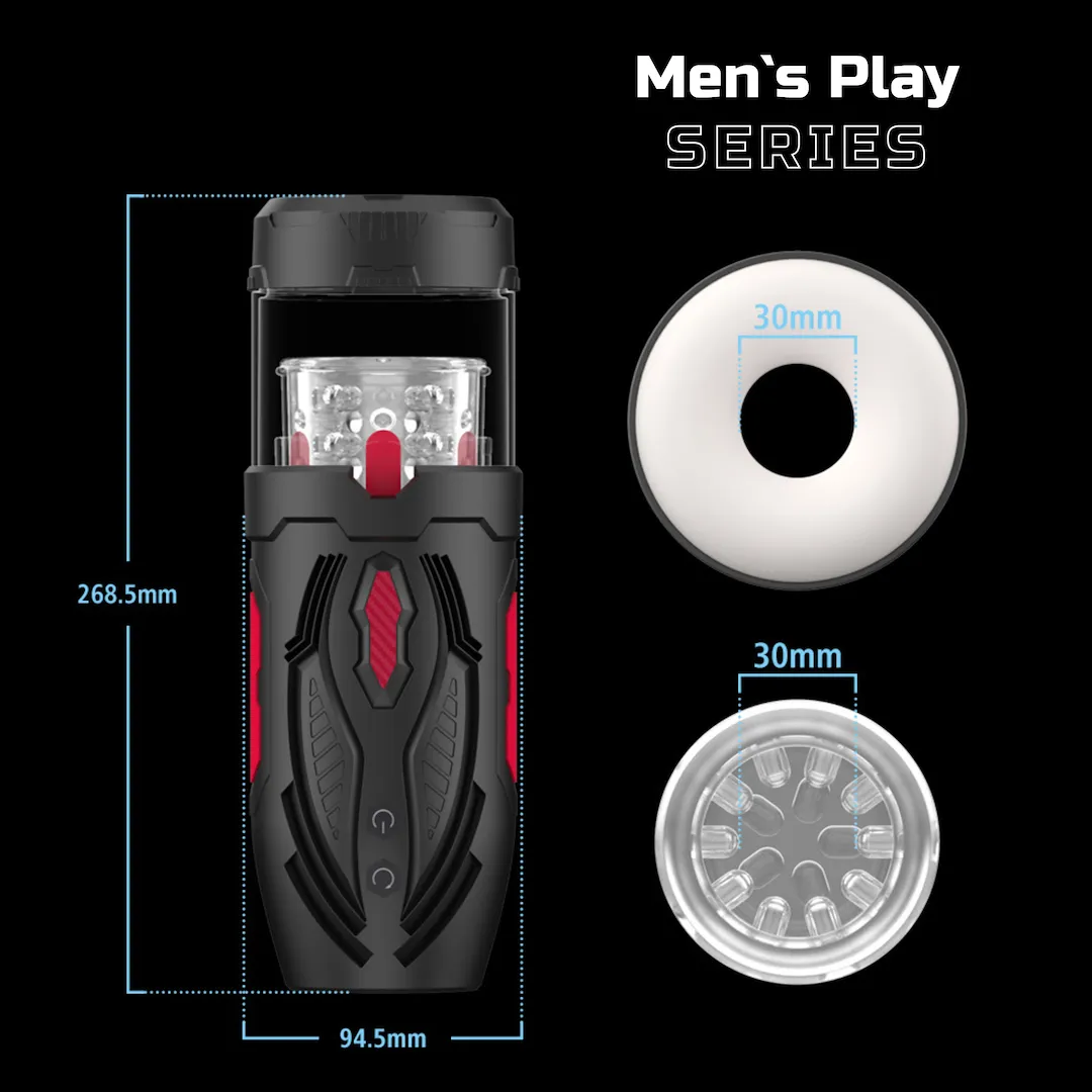 Автоматичний мастурбатор Erospace Men's Play B1 (прозорий)