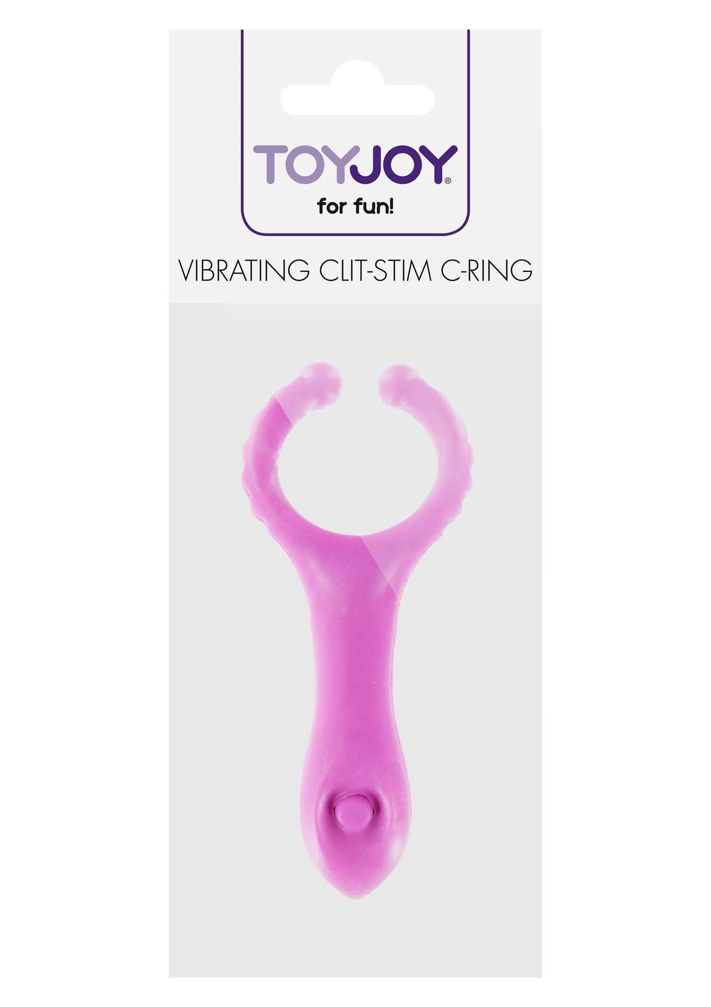 Ерекційне кільце Vibrating Clit-stim C-ring, 10 см (рожевий)