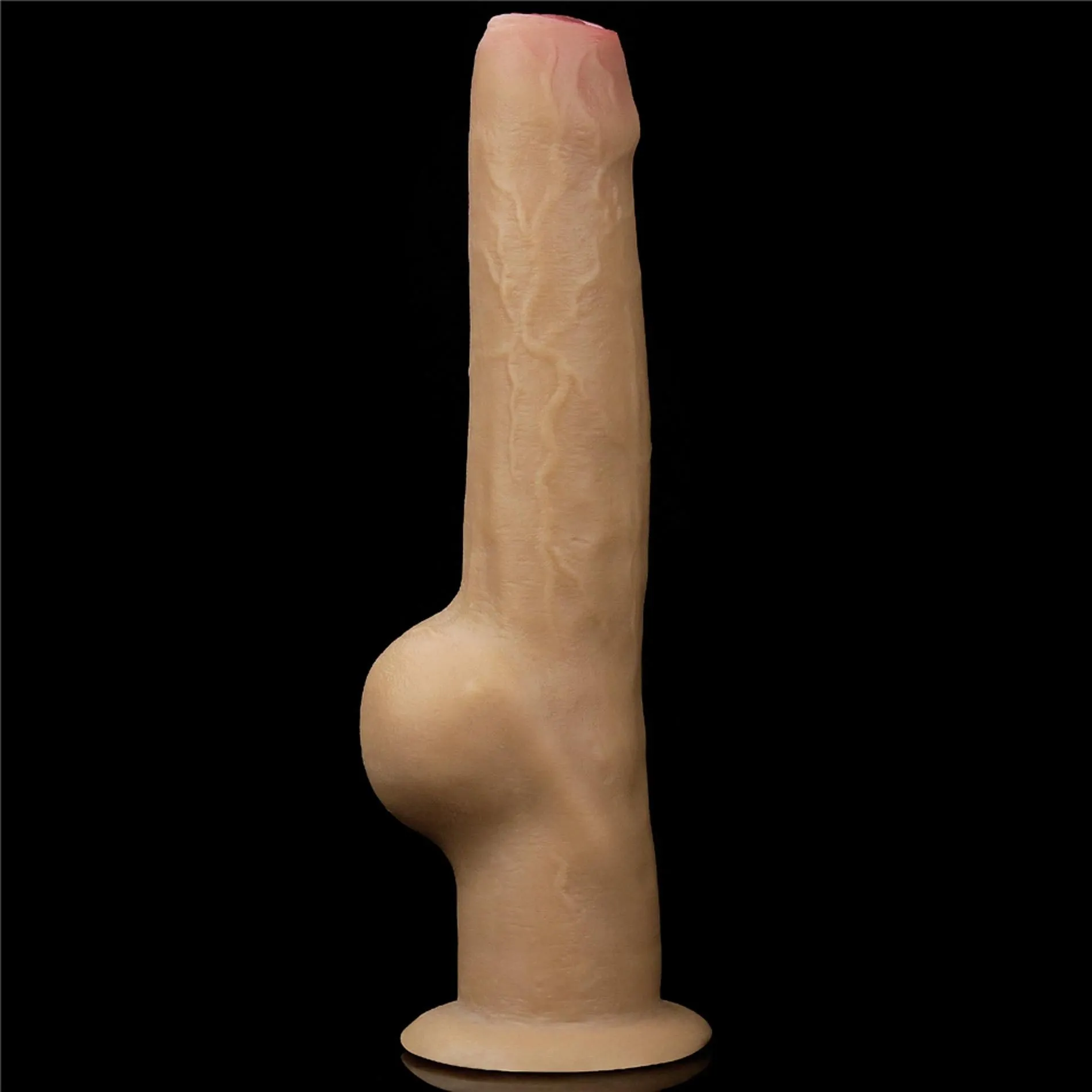 Lovetoy Handle Cock 11'' - Dildo, W kolorze cielistym, 28 cm