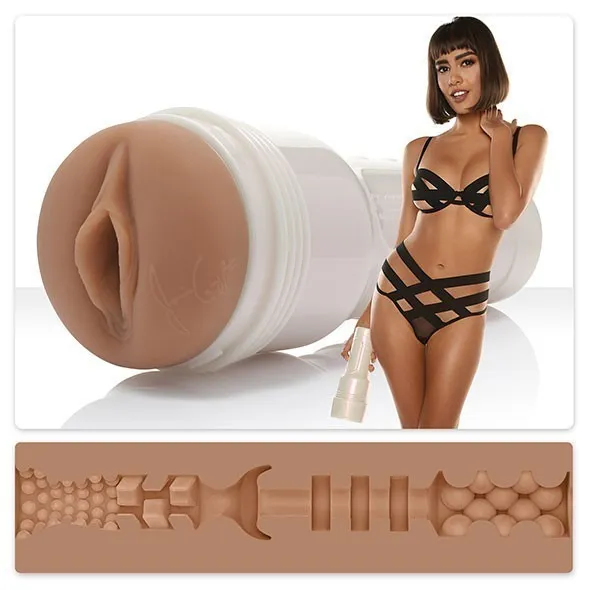 Реалистичный мастурбатор Fleshlight Janice Griffith Eden (телесный)