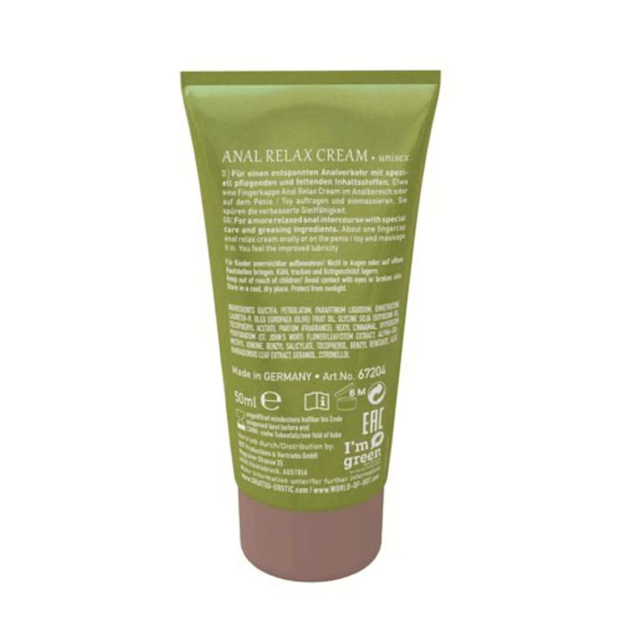 Hot Anal Relax Cream beginners - Krem analny, 50 ml