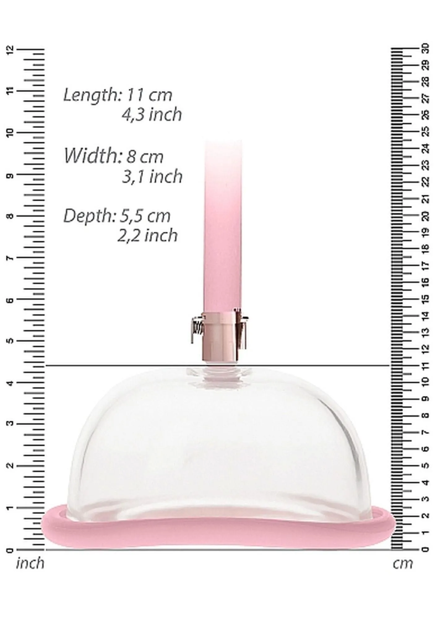 Вакуумна помпа Pussy Pump, 53 см (рожевий)