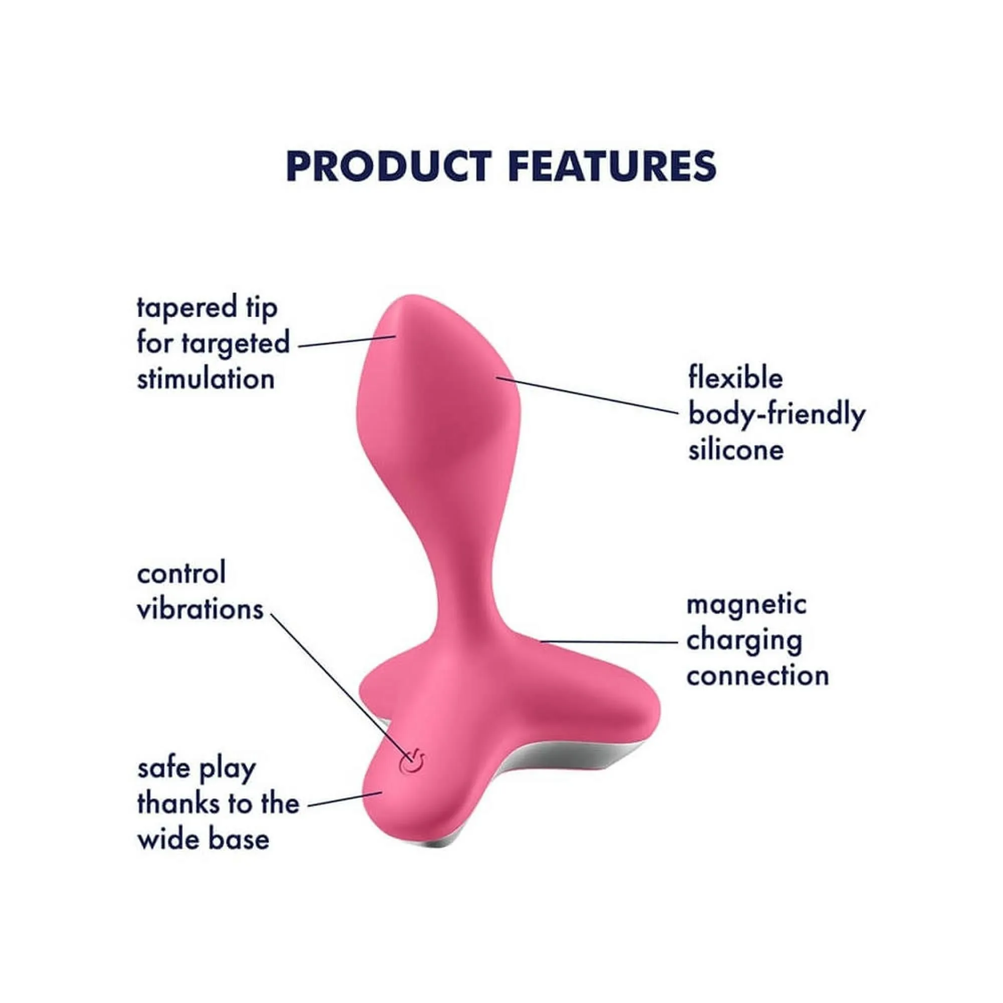 Анальна пробка Satisfyer Game Changer, 11.5 см (рожевий)
