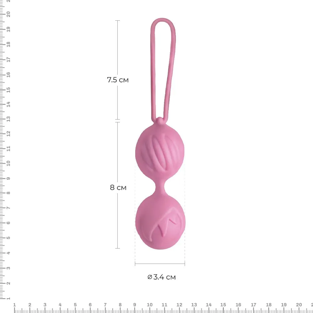 Вагинальные шарики Adrien Lastic Geisha, 16,5 см (розовый)