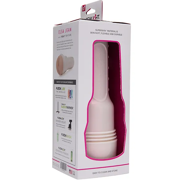 Реалистичный мастурбатор Fleshlight Elsa Jean Treat (телесный)