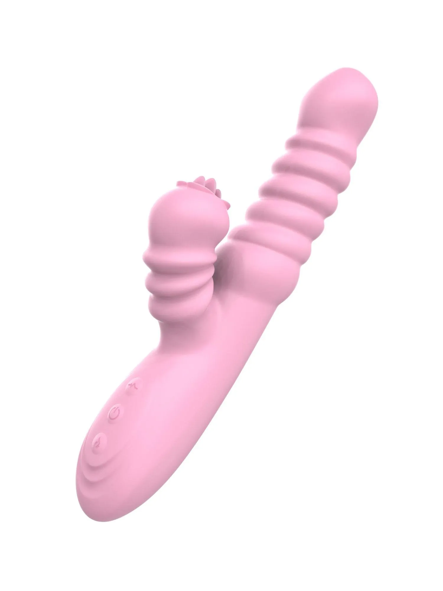 Вібратор B-Series Lyla Vibrating Spear USB, 21 см (рожевий)