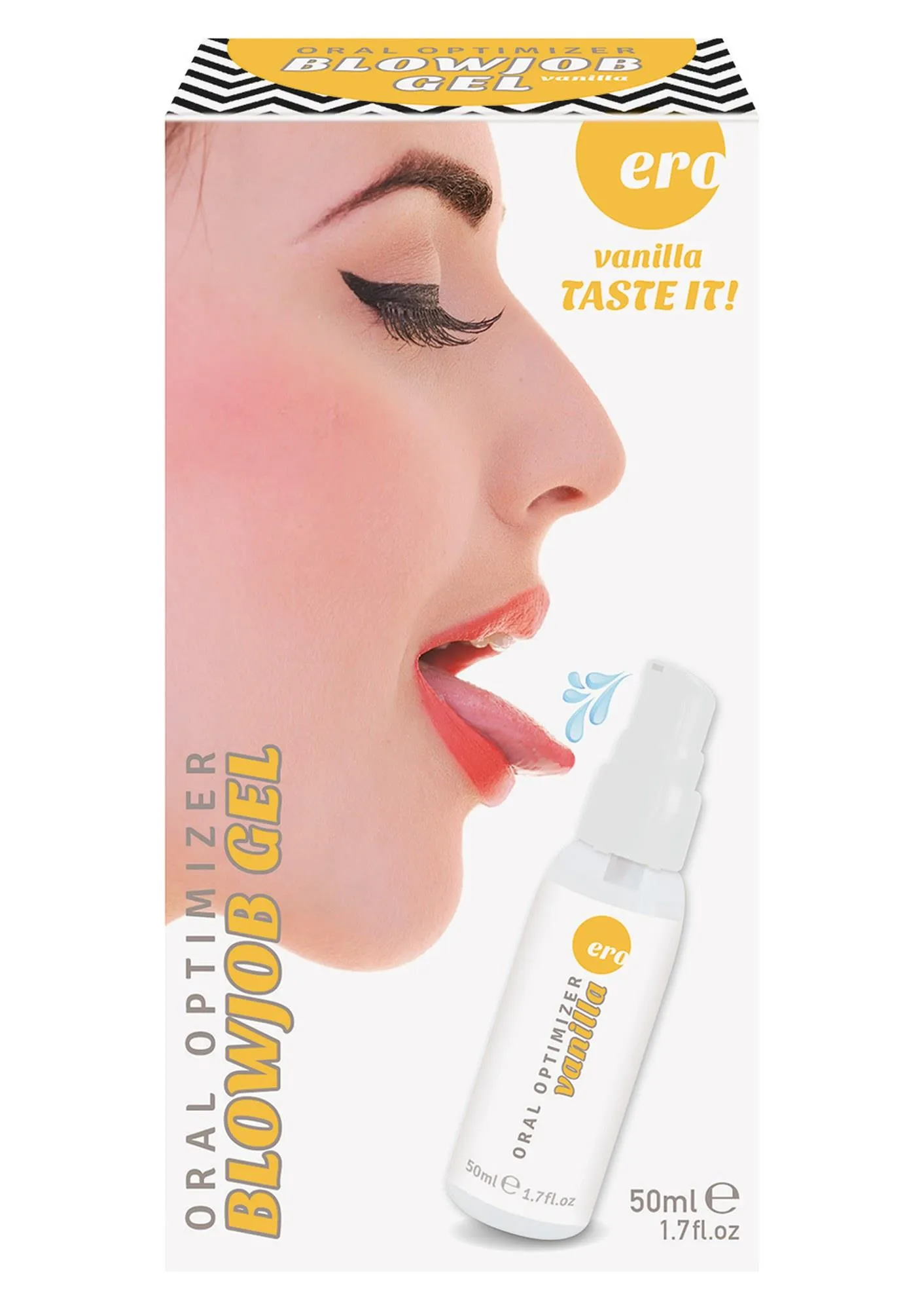 Hot Oral Optimizer Blowjob Gel Vanilla - Żel sprej, Wanilia, 50 ml